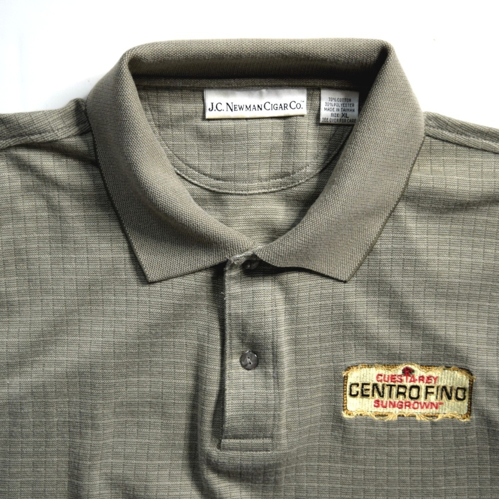 Vintage Cuesta Rey Centro Fino Cigars Polo Shirt Mens XL JC Newman Embroidered